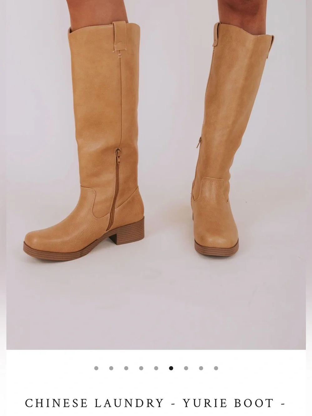 Chinese Laundry Yurie Tall Riding Boots in Camel - Size 9 BRAND NEW!!!